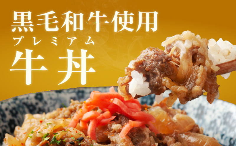 美味しくなってリニューアル！【黒毛和牛】で作った極旨牛丼の素（160g×5袋） 時短 簡単便利 レンチン 夜食 つまみにもオススメ G1335