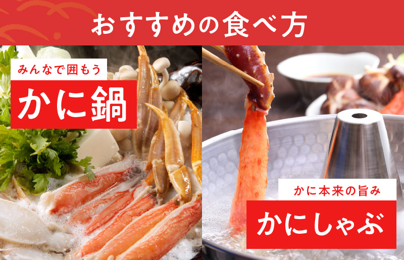 【年内発送】本ずわいがに 爪肉 約500g 加熱用 010B1296y