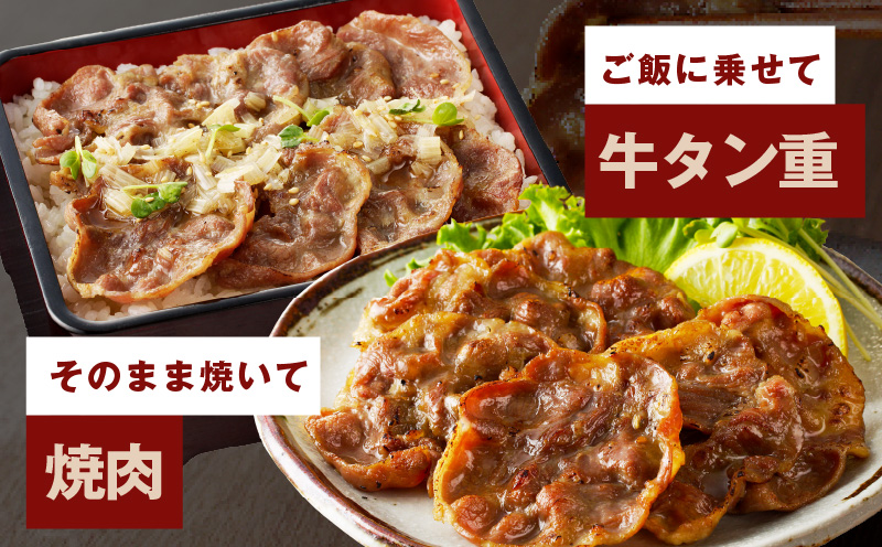 ねぎ塩 牛タン 食べ比べセット 合計 1kg（牛タン 500g／成型牛たん 500g）【焼肉用 焼くだけ 小分け BBQ やきにく】