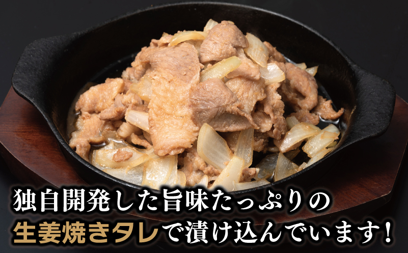 【年内発送】生姜焼き用 栗豚 切り落とし 900g【たれ漬け 小分け 300g×3P 豚肉 スライス 焼くだけ】 within2024 005A587y