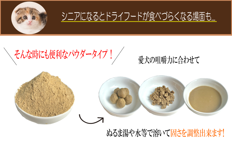 国産無添加キャットフード 1kg いのちのごはん（パウダータイプ） 099H3160