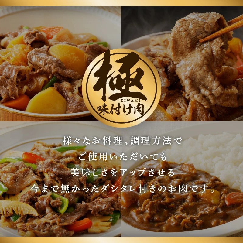 A5/A4等級 黒毛和牛 サーロインステーキ カット 合計2kg（250g×8P）【極味付け肉】 G1569