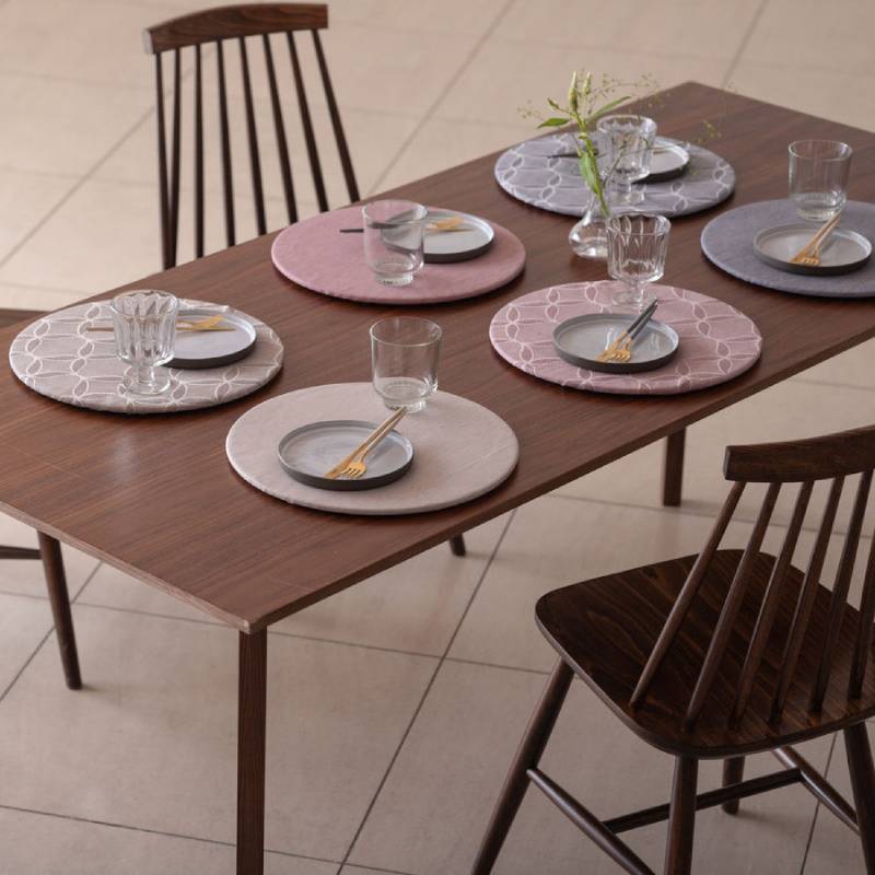 丸形ランチョンマット Azulejo Round Luncheon mat／アズレージョ プレイスマットあり インディゴ