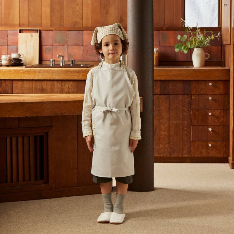 エプロン eterble life Calm kids Apron／エターブルライフ カルム キッズ サンド