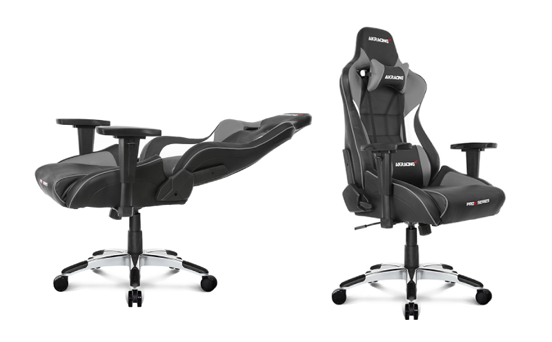 【ふるさと納税限定】AKRacing Pro-X Gaming Chair (Grey) JP エーケーレーシング ゲーミングチェア（ヘッドレスト・ランバーサポート付き） 099H3161