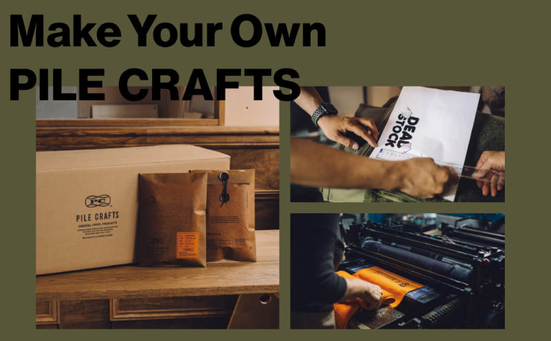 【全6色から選べる】PILE CRAFTS 名入れタオル 50枚 フェイスタオル【名入れタオル 国産タオル 吸水 普段使い シンプル 日用品 プレゼント】