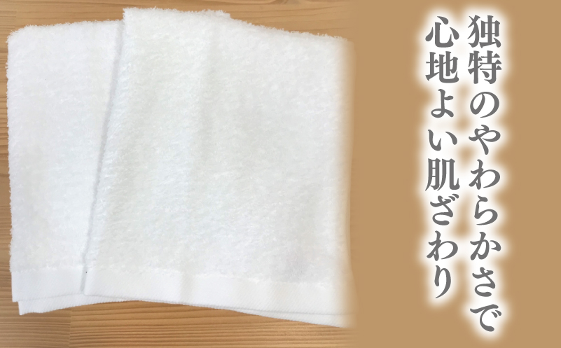 ナチュレル 泉州ハンドタオル10枚（ホワイト）【泉州タオル 国産 吸水 普段使い 無地 シンプル 日用品 家族 ファミリー】