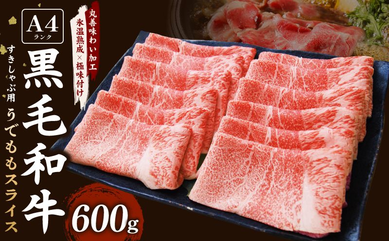 A4ランク 黒毛和牛 すきしゃぶ用 600g【氷温熟成×極味付け すき焼き しゃぶしゃぶ 切り落とし スライス 牛肉 訳あり サイズ不揃い 家計応援】 mrz0088