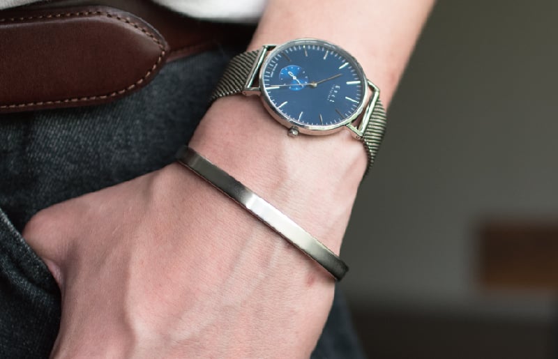 【スピード発送】バングルPRESS シルバーカラー