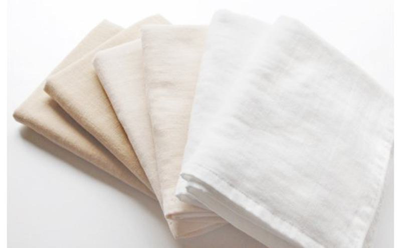 泉州タオル「ガーゼのフェイスタオル」6枚セット【泉州タオル 国産 吸水 普段使い 無地 シンプル 日用品 家族 ファミリー】