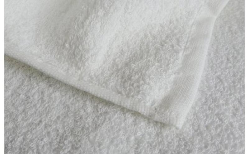 泉州タオル「ホテルタイプ」白バス・フェイスタオルセット【泉州タオル 国産 吸水 普段使い 無地 シンプル 日用品 家族 ファミリー】