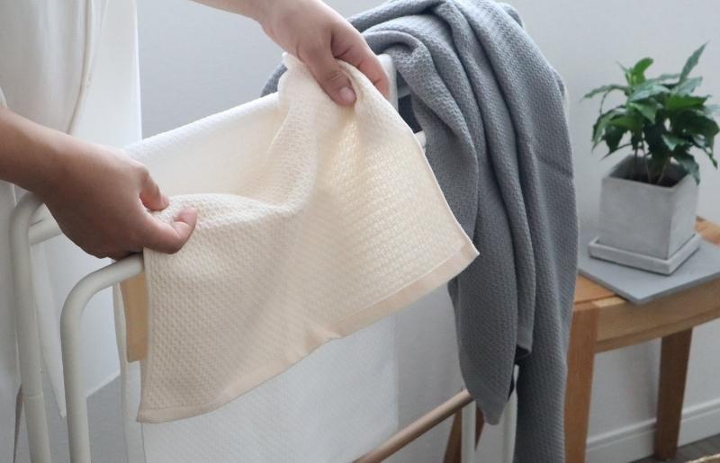 【ソフトハニカム】泉州南部織 ウォッシュタオル6枚セット+ソフトハニカム織ハーフハンカチ1枚