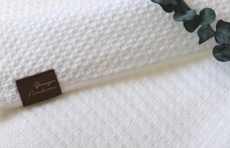 【ソフトハニカム】泉州南部織 ウォッシュタオル6枚セット+ソフトハニカム織ハーフハンカチ1枚