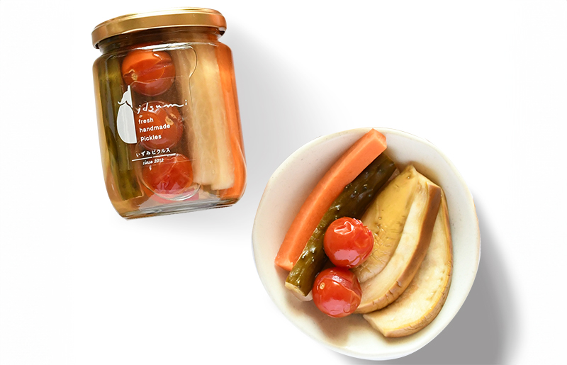 【スピード発送】水なすピクルス和風mix、洋風mix食べ比べ2本セット いずみピクルス NSW