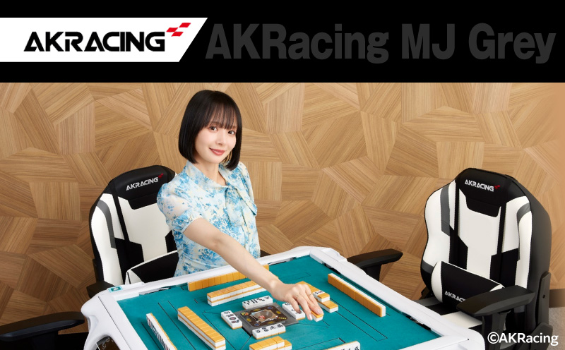 AKRacing MJ Grey エーケーレーシング ゲーミングチェア ローバックチェア（ランバーサポート付き）【大阪 泉佐野 大阪府 泉佐野市】