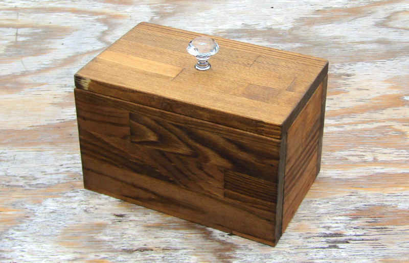 手作り木製 小物入れにもなる マスクストッカー