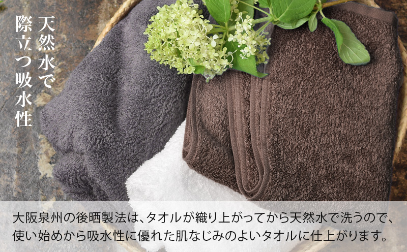 ヒオリエ 上質ホテルタオル バスタオル 4枚 カカオ【タオル 泉州タオル 吸水 普段使い 無地 シンプル 日用品 ふわふわ ふかふか 家族 たおる 一人暮らし】