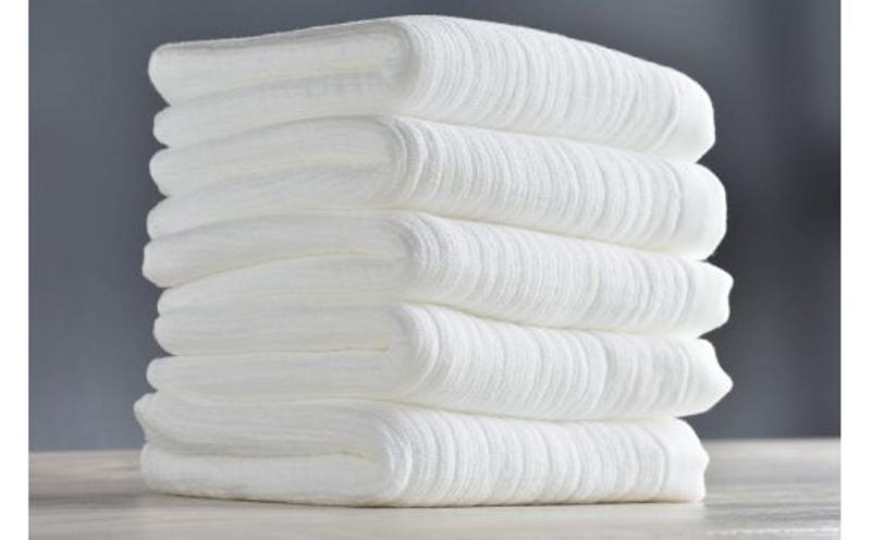 ふわふわガーゼフェイスタオル5枚セット