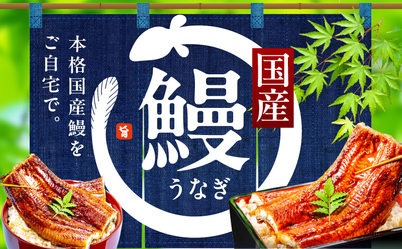 【土用の丑の日までにお届け】国産うなぎ 2尾 合計250g【高評価 特製タレ付 蒲焼 鰻 ウナギ 有頭 炭火焼き 備長炭 手焼き レンジ 温めるだけ 簡単調理 大阪 泉佐野 大阪府 泉佐野市】
