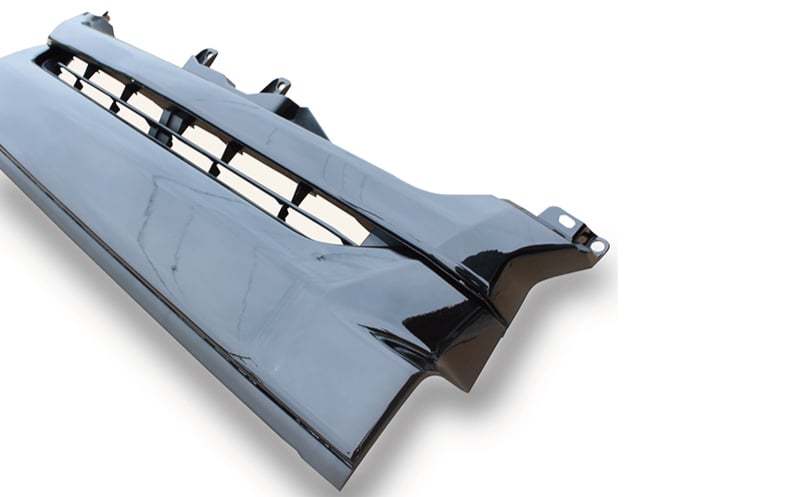 【スピード発送】ハイエース フロントグリル 塗装品 209ブラックマイカ