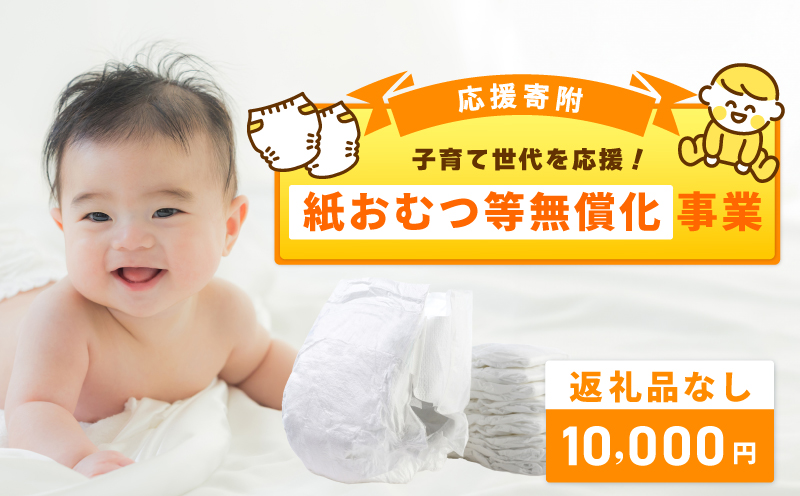 【返礼品なし】子育て世代を応援！紙おむつ等無償化応援寄附（大阪府泉佐野市）　