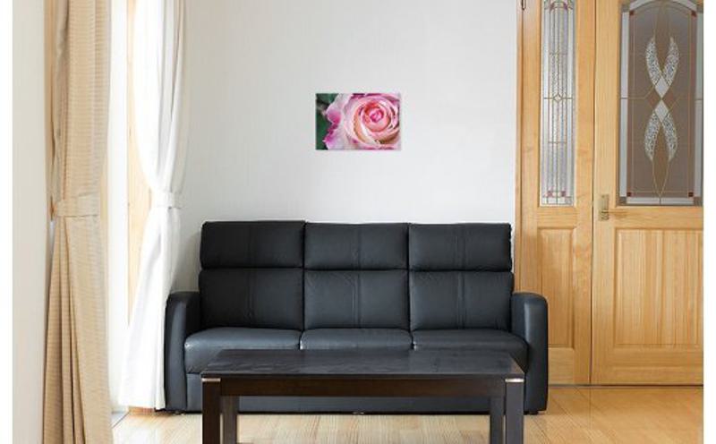 レザーフォトパネル 45cm×30cm【写真パネル オーダー 合成皮革製 手作業 インテリア】