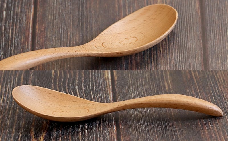  レンゲスプーン (ナチュラル) 5本セット