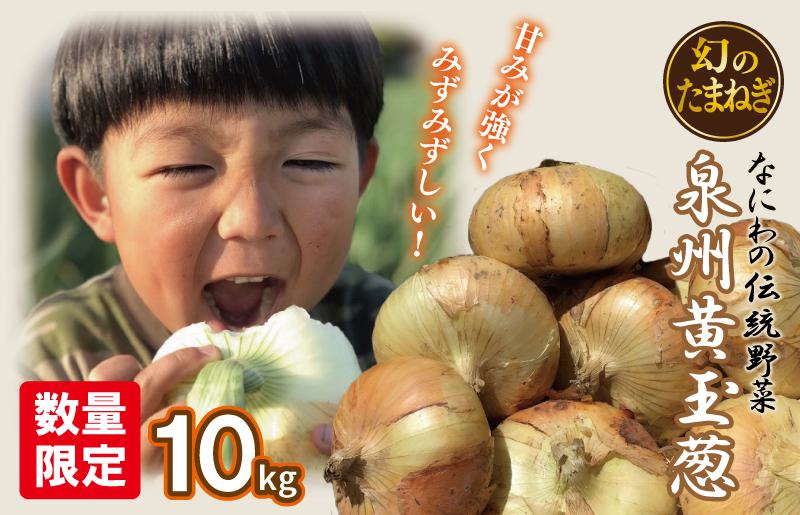 【先行予約】 数量限定 幻のたまねぎ 泉州黄玉ねぎ 10kg【新鮮 野菜 泉佐野産 茄子 やさい 高評価 数量限定】