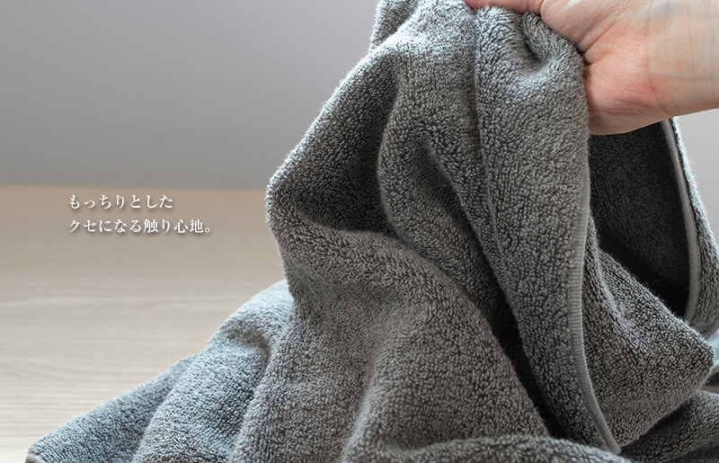 【スピード発送】Jovia ジョヴィア バスタオル 2枚（アイスグレー、チャコール）【日本製 泉州タオル 吸水 日用品 たおる ロングヘア】