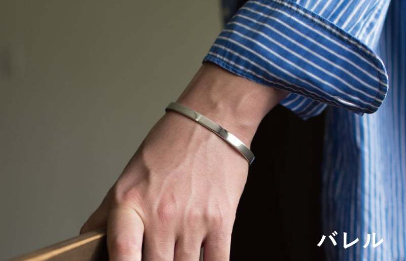 シルバー950 バングル（バレル研磨）