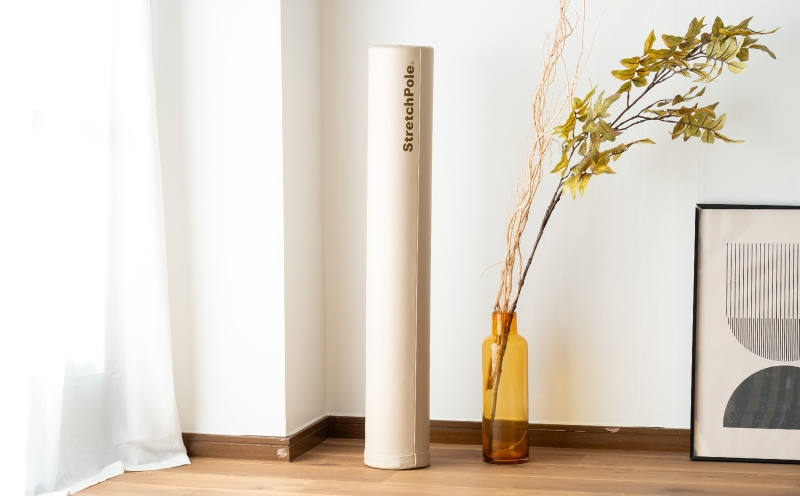 【LPN社製】ストレッチポールEX アイボリー【正規品 セルフケア ストレッチ エクササイズ 腰痛 肩こり 体幹 コアトレ】