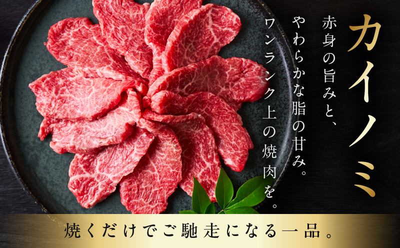 【氷温熟成×極味付け】黒毛和牛 カイノミ 焼肉用 600g【小分け 300g×2P 牛肉 かいのみ 赤身 希少部位】