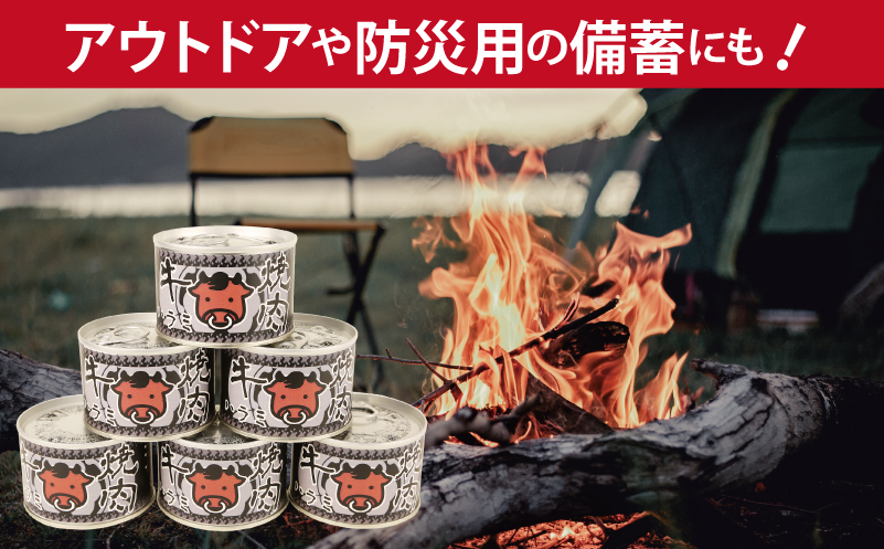 牛焼肉ハラミ缶詰 3缶セット【厚切り 牛ハラミ サガリ おかず おつまみ 防災 備蓄 非常食 防災缶 長期保存】