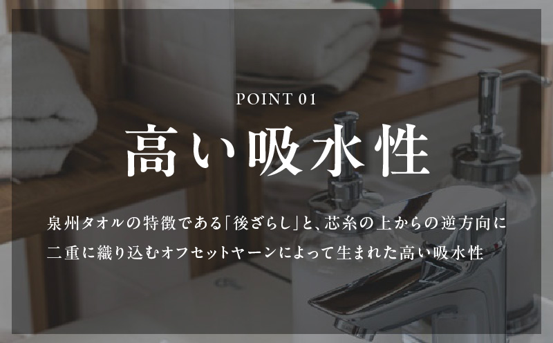 SUTEKI バスタオル 1枚（ネイビー）【泉州タオル 国産 吸水 普段使い 無地 シンプル 日用品 家族 ファミリー】