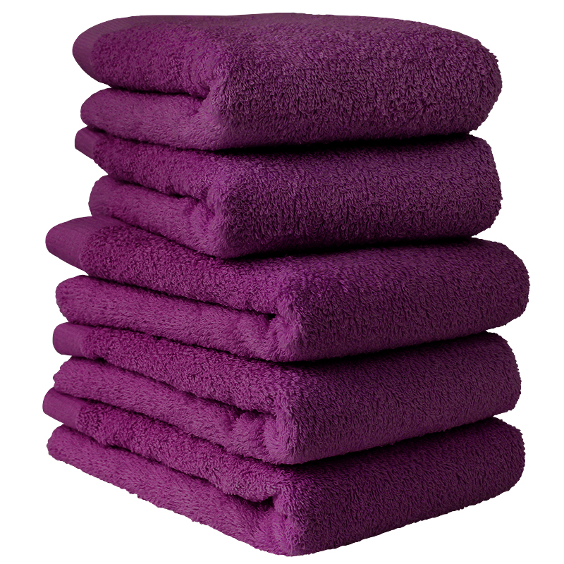 【アウトレット】ヒオリエ ホテルタオル ビックフェイスタオル 5枚 ラズベリー【スピード発送 泉州タオル 吸水 普段使い 無地 シンプル 日用品 】
