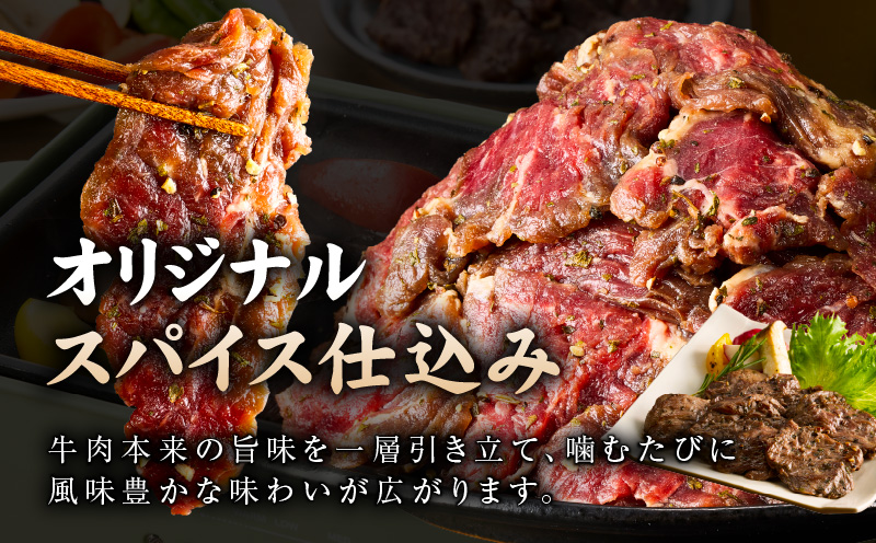 【満足牛ハラミ】3種セット （甘辛タレ漬け・中辛タレ漬け・オリジナルスパイス仕込み） 合計1.5kg 【味付け ハラミ 小分け 焼くだけ 簡単調理 BBQ 牛肉 250g×6P 普段使い】