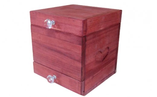 手作り木製 姫鏡台α（クリスタル仕様）