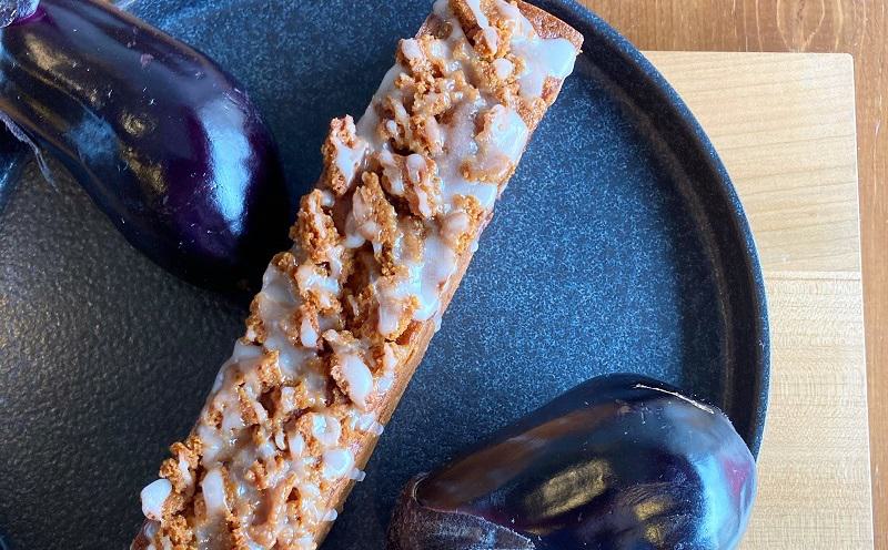 フレンチの料理人が作った水なすのケーキ【キャラメルジーヌ】