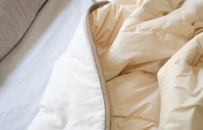 ヒートケア肌掛け【日本製 国産 快眠 快適 上質 布団 寝具 一年中 オールシーズン】