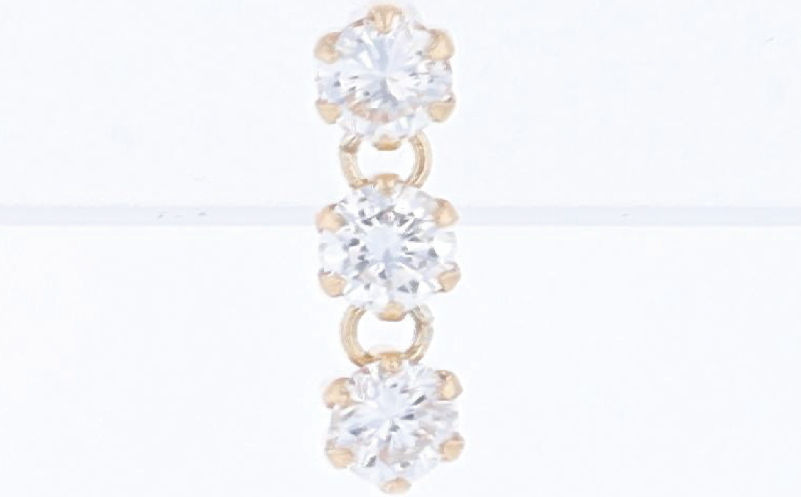 ã¢ã«ã«ã³ã·ã§ã« K18YGãã€ã€ãã¢ã¹ïŒèš 0.50ctïŒ