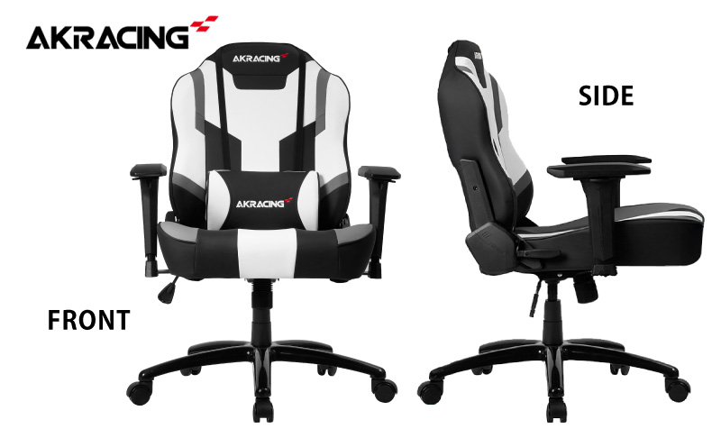 AKRacing MJ Grey エーケーレーシング ゲーミングチェア ローバックチェア（ランバーサポート付き）【大阪 泉佐野 大阪府 泉佐野市】