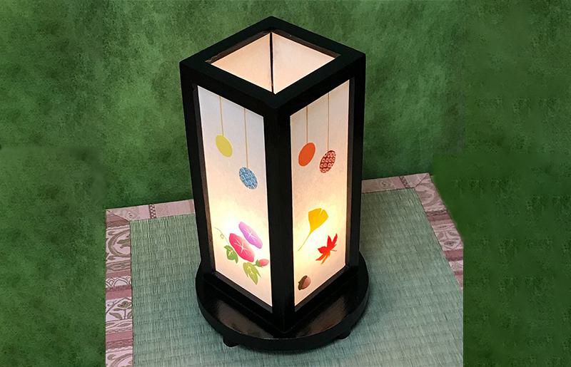 着物生地で作ったおしゃれな行灯（あんどん） おしゃれな四季【朱印 御朱印帳 ご朱印帳 おしゃれ 神社】