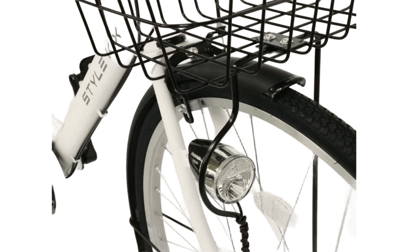 STYLE KIX FAMILY276 リアバスケット付 マットブラック【27型 自転車 完成品 組み立て不要 アウトドア サイクリング じてんしゃ 通勤 通学 新生活】