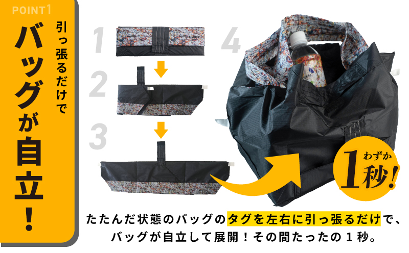 ALOHAS ORIBA Cooler 保冷バッグL Black【日用品  買い物 鞄 バッグ ばっぐ エコバッグ 保冷】