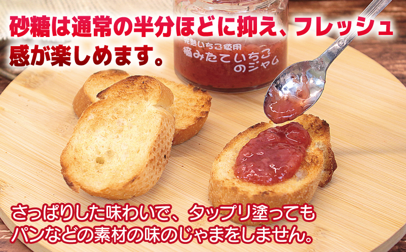 完熟朝摘みいちごのジャム【苺 無添加 自然素材 フルーツ イチゴ 高評価 数量限定】