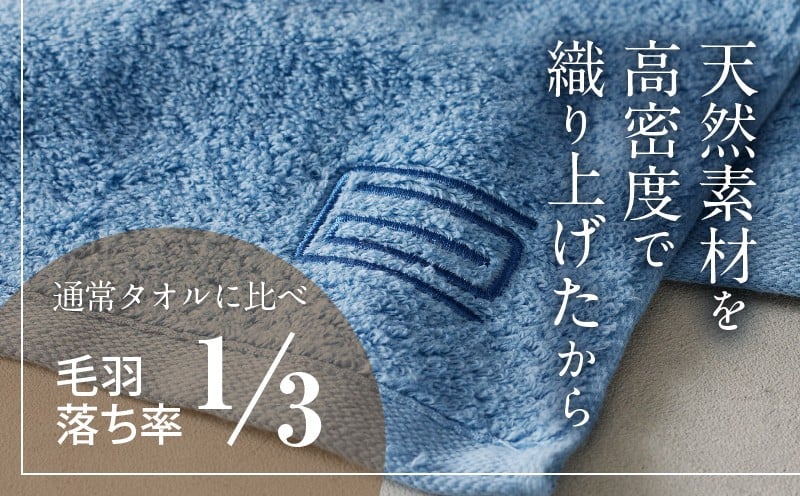 【父の日】世界最高峰のタオルnei バスタオル 2枚（ブルー）