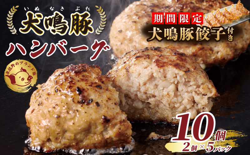 【泉佐野ブランド豚】犬鳴豚の手作りプレミアムハンバーグ（10個入り）【国産 豚肉 泉佐野ブランド豚 犬鳴ポーク 普段使い】