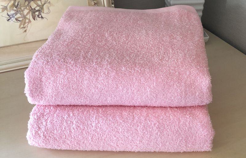 超大判バスタオル２枚セット（チェルシーローズ）泉州タオル 90×170cm【泉州タオル 国産 吸水 普段使い 無地 シンプル 日用品 家族 ファミリー】