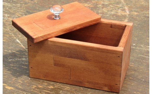 手作り木製マスクストッカー「チェリー」クリスタルノブ仕様