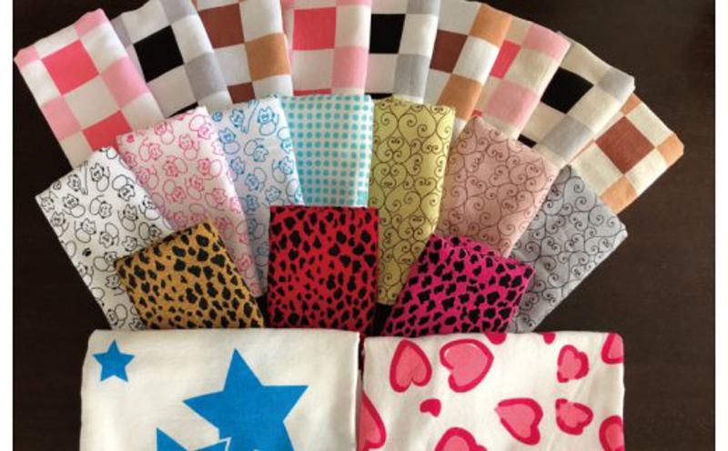 プリントタオル フェイスタオル 1枚＆バスタオル 2枚セット【泉州タオル 国産 普段使い シンプル 日用品】